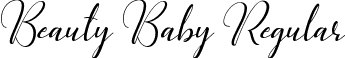 Beauty Baby Regular font | BeautyBaby.ttf