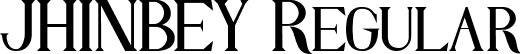 JHINBEY Regular font | JHINBEY.otf