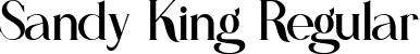 Sandy King Regular font | Sandy King.otf