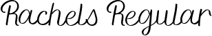 Rachels Regular font | Rachels.ttf