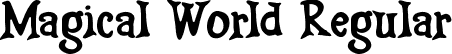 Magical World Regular font | Magical World.ttf