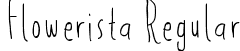 Flowerista Regular font | Flowerista.ttf