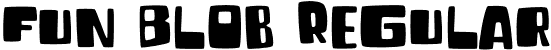 Fun Blob Regular font | FunBlob.otf