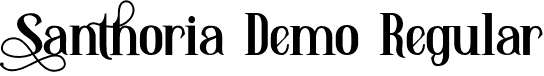 Santhoria Demo Regular font | SanthoriaDemo-Regular.otf