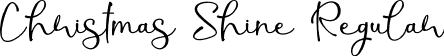 Christmas Shine Regular font | ChristmasShineFONT.otf