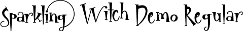 Sparkling Witch Demo Regular font | SparklingWitchDemoRegular.ttf