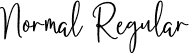 Normal Regular font | BettanyAnastasya Regular.otf