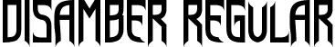 Disamber Regular font | Disamber.ttf