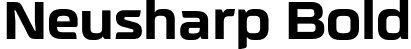 Neusharp Bold font | Neusharp-Bold.otf