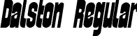 Dalston Regular font | Dalston Regular.ttf