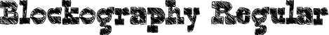 Blockography Regular font | Blockography.ttf