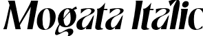 Mogata Italic font | Mogata Italic.otf