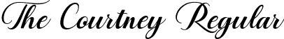 The Courtney Regular font | The Courtney.ttf