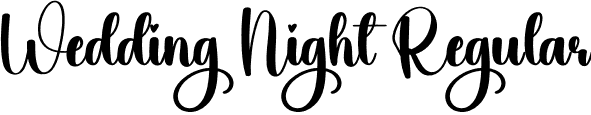 Wedding Night Regular font | Wedding-Night.otf