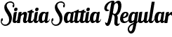 Sintia Sattia Regular font | SintiaSattia demo.otf