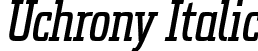 Uchrony Italic font | Uchrony-Italic-FFP.ttf