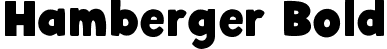 Hamberger Bold font | Hamberger-Bold.ttf