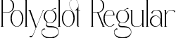 Polyglot Regular font | Polyglot.otf