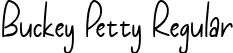 Buckey Petty Regular font | Buckey Petty.ttf