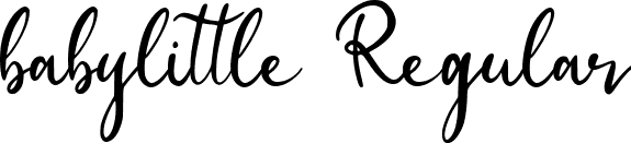 babylittle Regular font | babylittle.otf