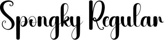 Spongky Regular font | Spongky.otf