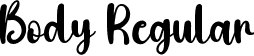 Body Regular font | Body.ttf