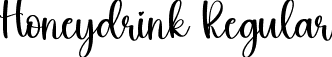 Honeydrink Regular font | Honeydrink.ttf