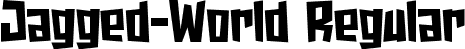 Jagged-World Regular font | Jagged-World.ttf