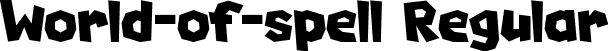 World-of-spell Regular font | World-of-spell.ttf