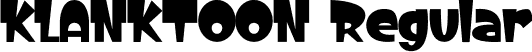 KLANKTOON Regular font | KLANKTOON.otf