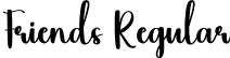 Friends Regular font | Friends.otf