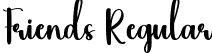 Friends Regular font | Friends.ttf