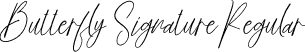 Butterfly Signature Regular font | Butterfly Signature.otf