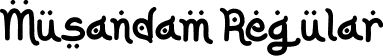 Musandam Regular font | Musandam.otf