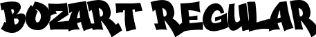 BOZART Regular font | BOZART.ttf