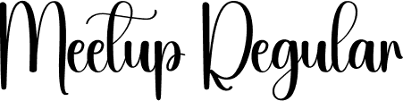 Meetup Regular font | Meetup.otf