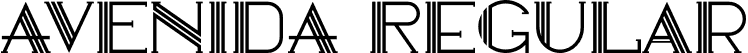 AVENIDA Regular font | AVENIDA.otf