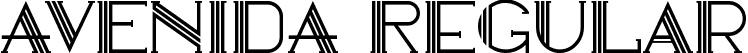 AVENIDA Regular font | AVENIDA.ttf