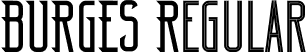 BURGES Regular font | BURGES.otf