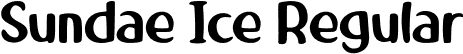 Sundae Ice Regular font | Sundae Ice.otf