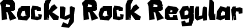 Rocky Rock Regular font | Rocky Rock.ttf