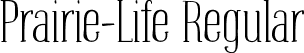 Prairie-Life Regular font | Prairie-Life.ttf