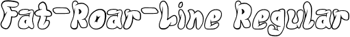 Fat-Roar-Line Regular font | Fat-Roar-Line.ttf