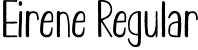 Eirene Regular font | Eirene.otf