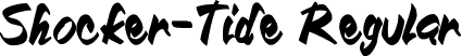 Shocker-Tide Regular font | Shocker-Tide.ttf