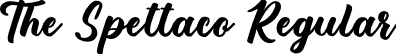 The Spettaco Regular font | The Spettaco.otf