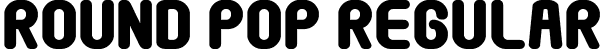 Round Pop Regular font | gomarice_round_pop.ttf