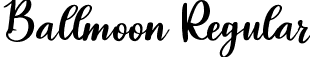 Ballmoon Regular font | Ballmoon.ttf