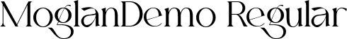 MoglanDemo Regular font | Moglan_DEMO.ttf