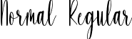 Normal Regular font | Heartgrove Regular.ttf